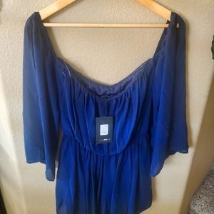 NWT bohemian off the shoulder romper